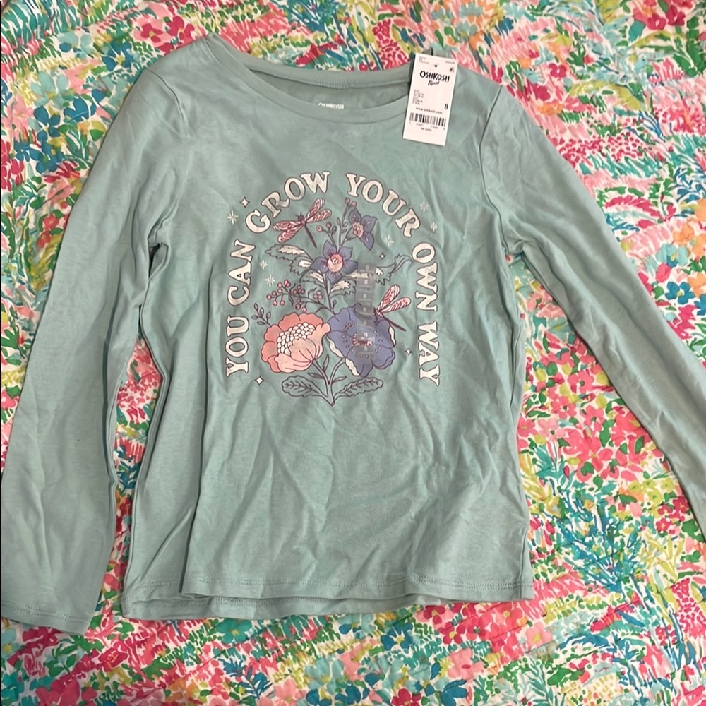 OshKosh B'gosh Kids Long Sleeve Shirt - Green